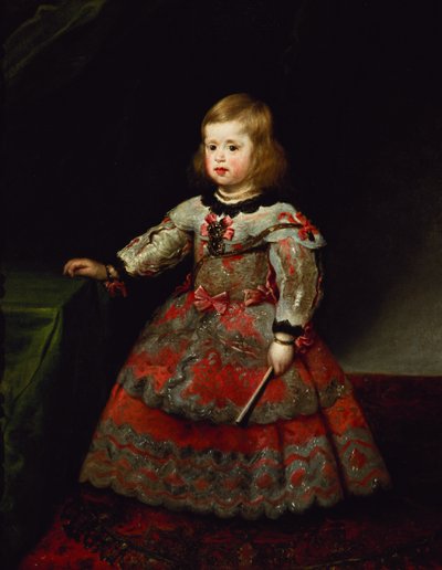 La Infanta María Margarita (1651-73) de Austria como niña de Diego Velázquez